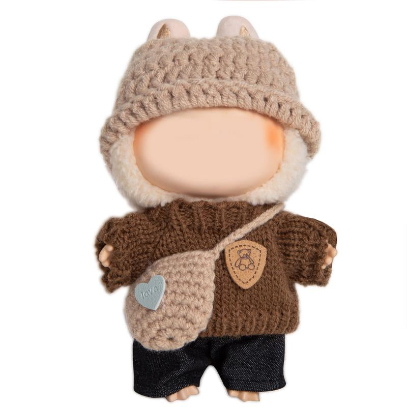 Sese Code Clothes for Doll– Luxury Chic Style Set for 17Cm Dolls, High-End Fashion, Cute Cartoon Toys Clothes Costume