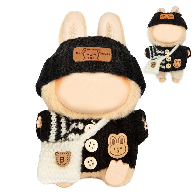 Sese Code Clothes for Doll– Luxury Chic Style Set for 17Cm Dolls, High-End Fashion, Cute Cartoon Toys Clothes Costume