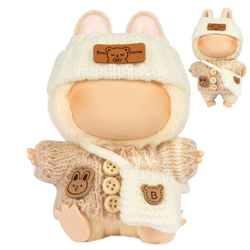 Sese Code Clothes for Doll– Luxury Chic Style Set for 17Cm Dolls, High-End Fashion, Cute Cartoon Toys Clothes Costume