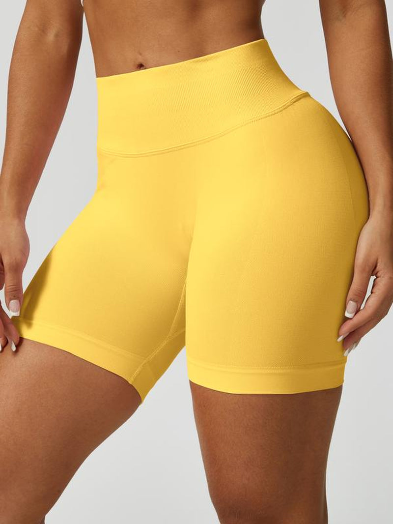 Timeoff Women'S Three - Piece Sports Shorts Set，Casual Comfy Breathable Seamless Skinny Shorts for Yoga Gym Workout Running, Women Sport & Outdoor Clothing for Summer