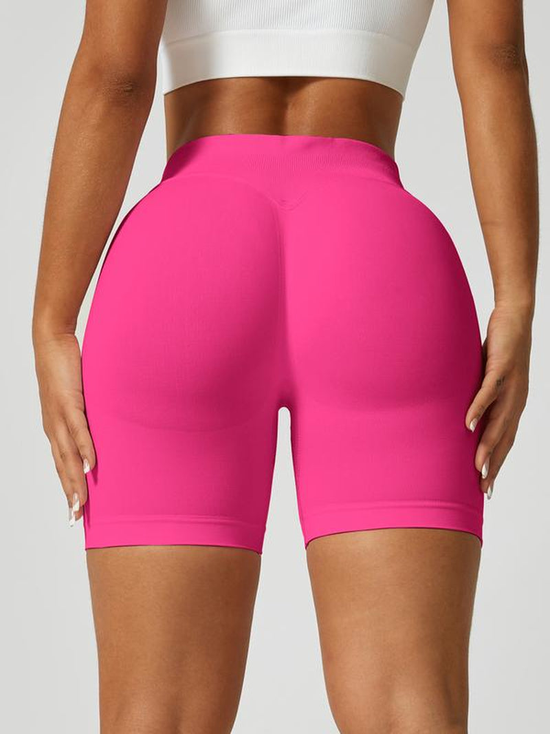 Timeoff Women'S Three - Piece Sports Shorts Set，Casual Comfy Breathable Seamless Skinny Shorts for Yoga Gym Workout Running, Women Sport & Outdoor Clothing for Summer