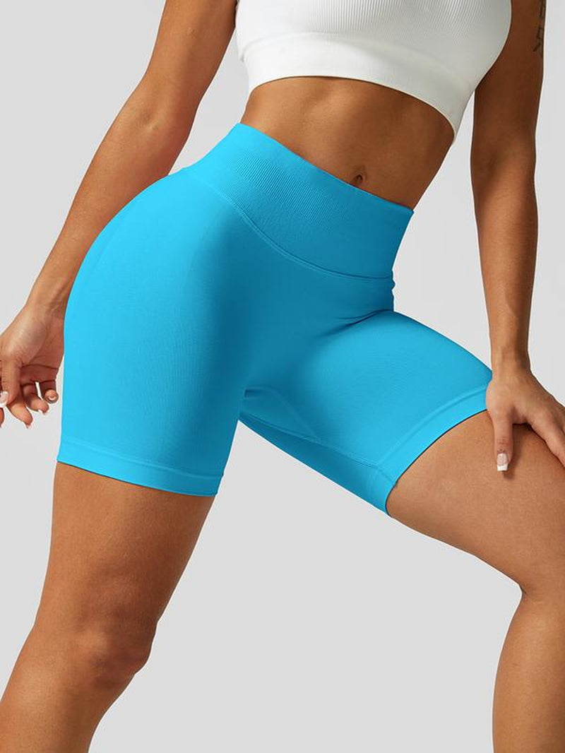 Timeoff Women'S Three - Piece Sports Shorts Set，Casual Comfy Breathable Seamless Skinny Shorts for Yoga Gym Workout Running, Women Sport & Outdoor Clothing for Summer